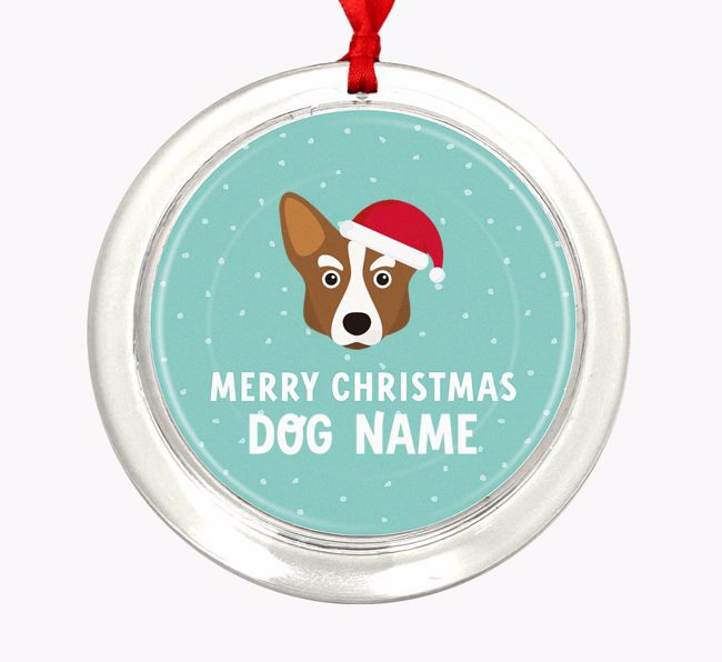 Merry Christmas: Personalized {breedFullName} Christmas Decoration